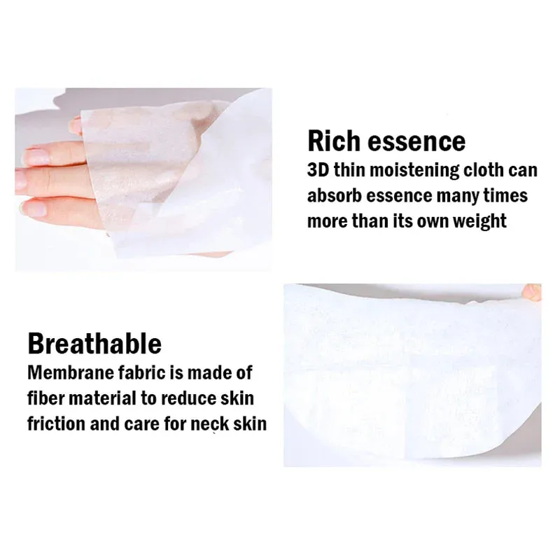 10 Piece Goat Milk Neck Masks Collagen Firming & Hydrating