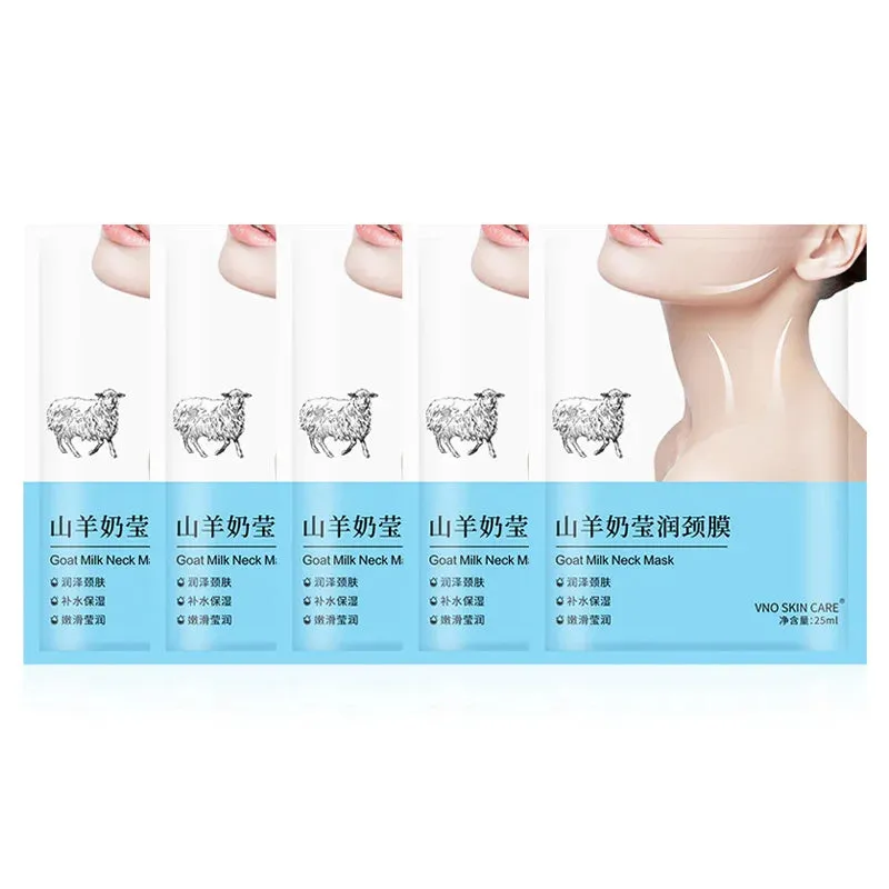 10 Piece Goat Milk Neck Masks Collagen Firming & Hydrating