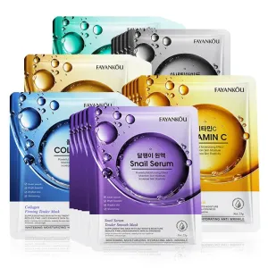 10 Piece Vitamin C Niacinamide Retinol Face Mask Korean Skin Care