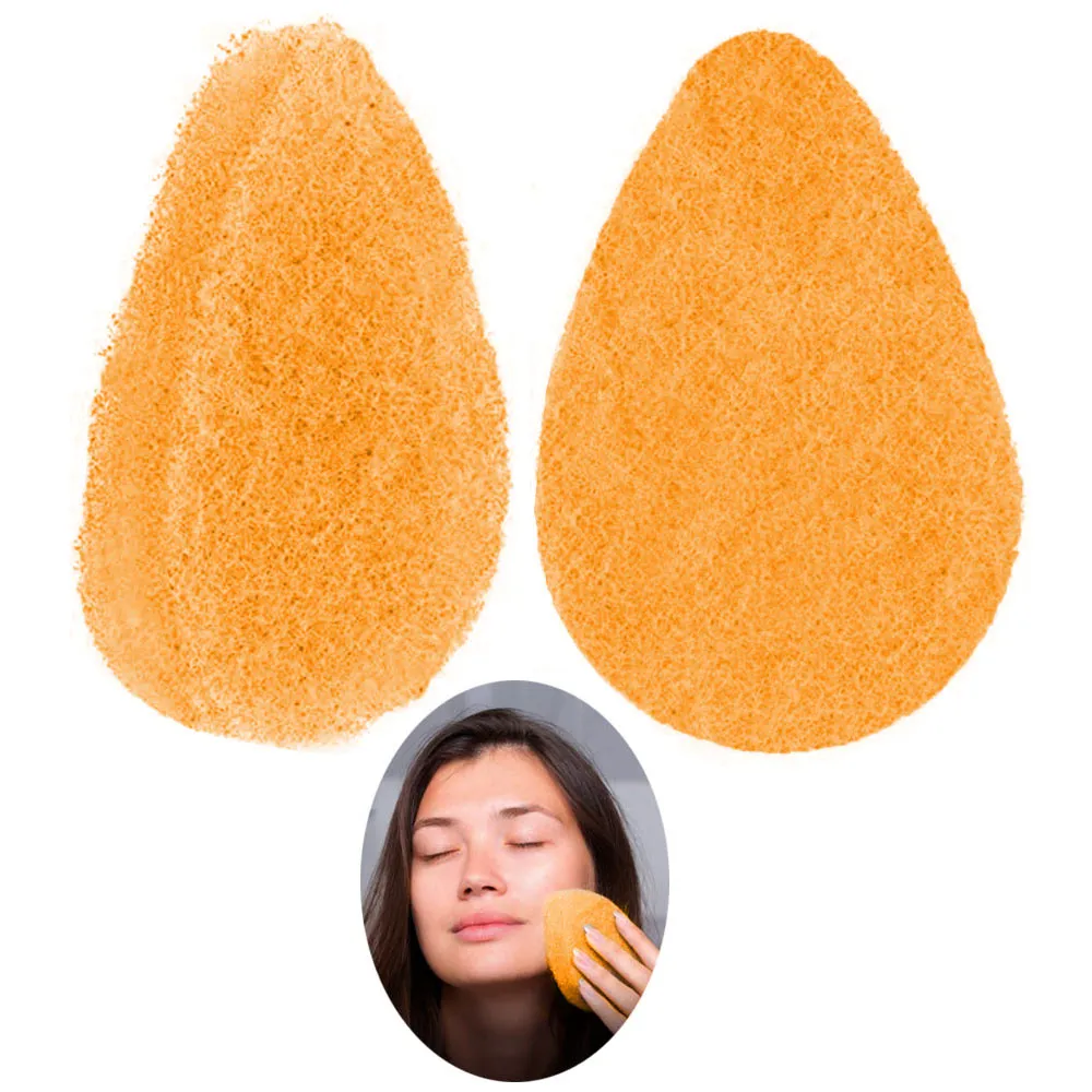 12 Face Scrubber Vitamin C Infused Facial Exfoliating Buff Cleansing Sponges Pad