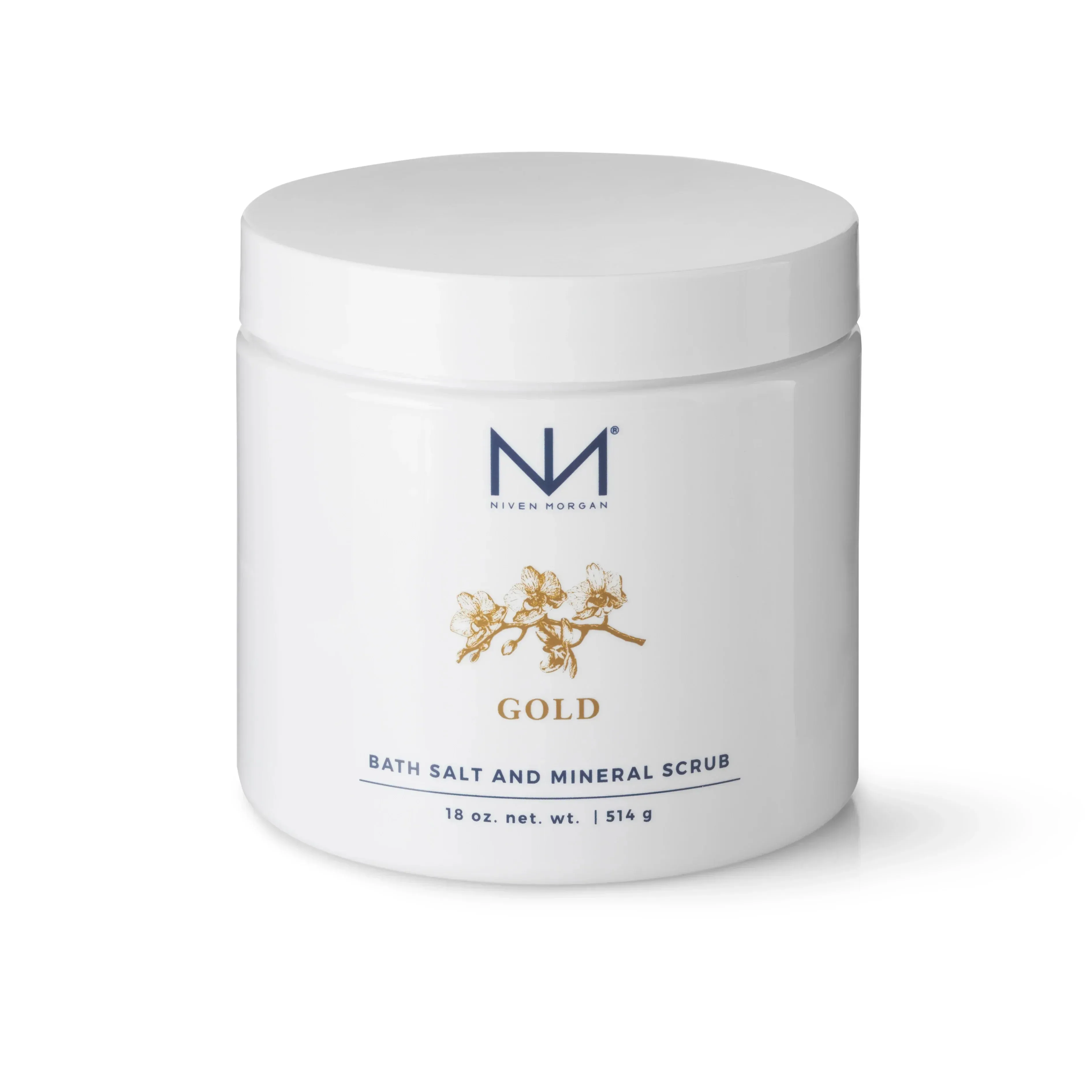 18oz GOLD BATH SALT & MINERAL SCRUB