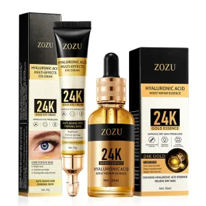 24K Gold Hyaluronic Acid Eye Care Set