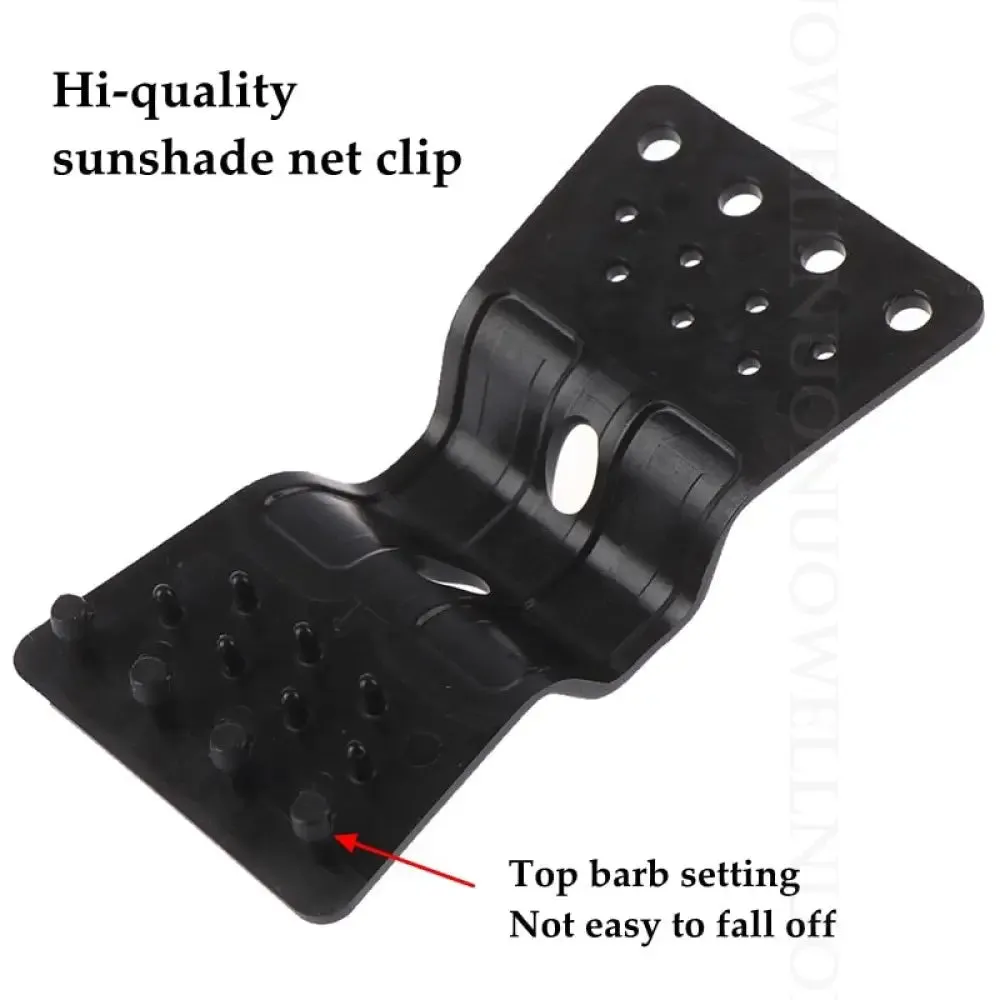 2~50pcs Sunshade Net Clips Butterfly Type Greenhouse Film Clip Garden Agriculture Tools Windproof Net Hook Instant Grommet