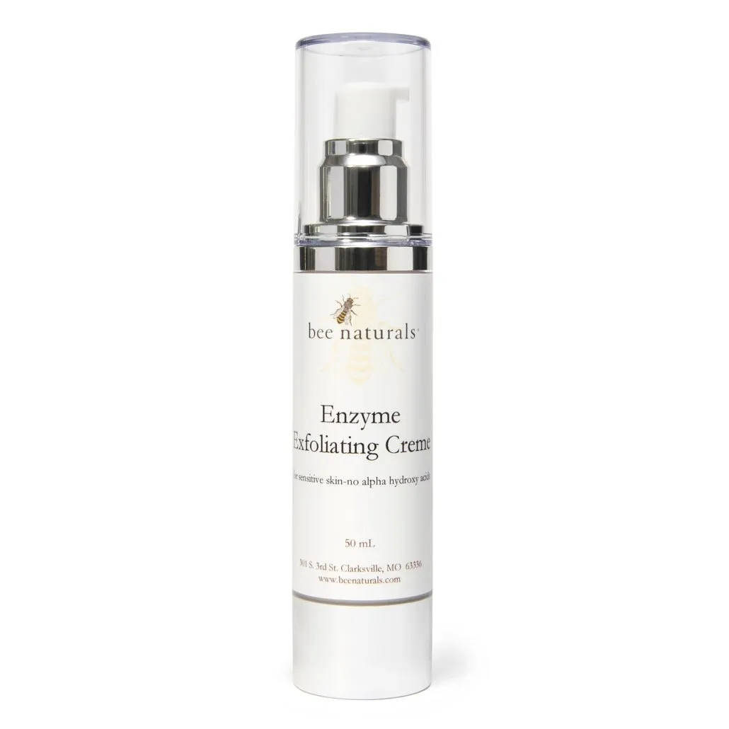 Brightening Enzyme Exfoliating Crème – Gentle Bacillus Ferment Formula for All Skin Types, Smooths & Brightens Complexion with Vitamin E
