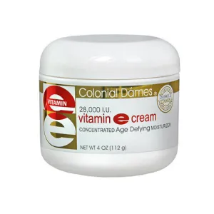 Colonial Dames Vitamin E Cream 4 Oz By Colonial Dames