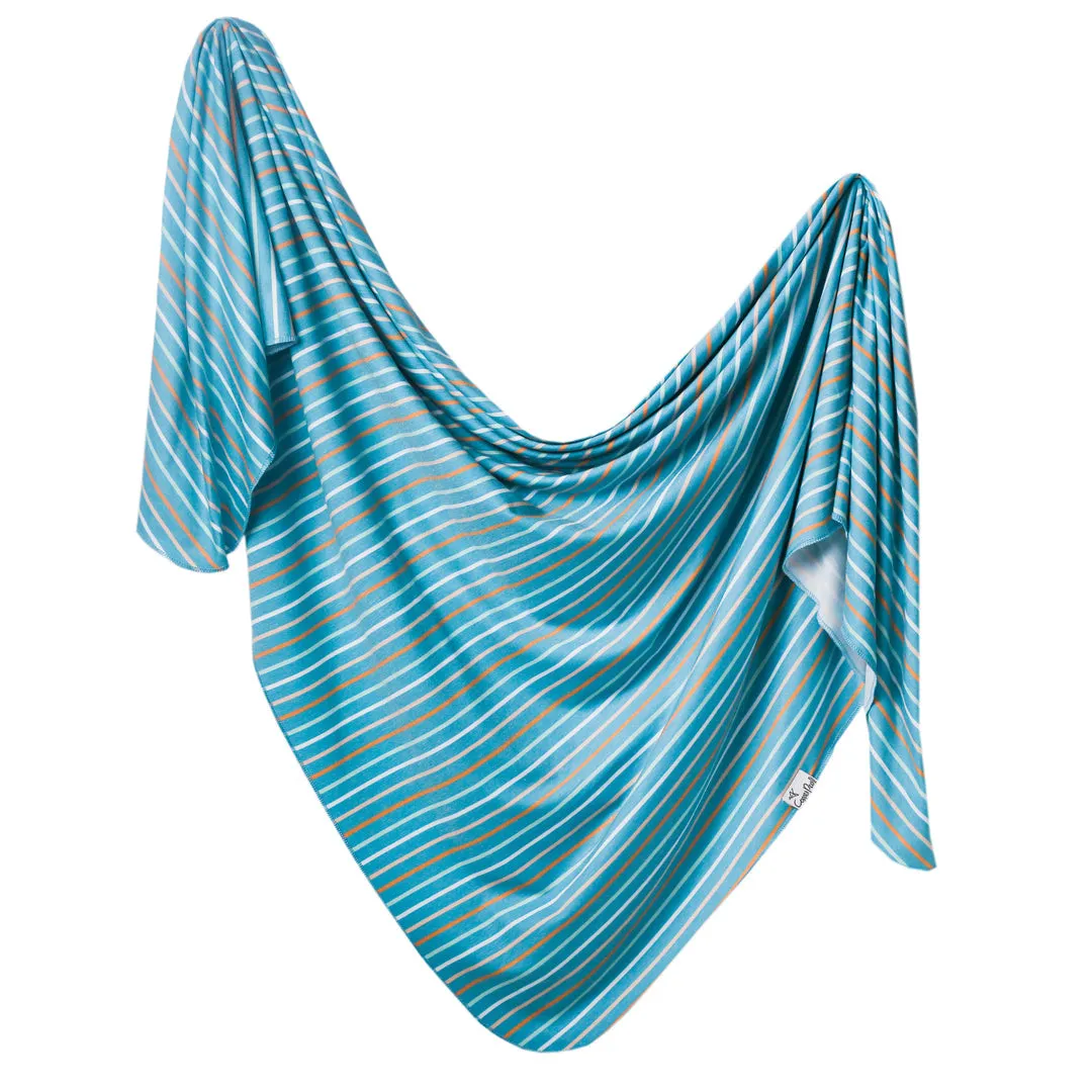 Copper Pearl Knit Swaddle Blanket - Milo