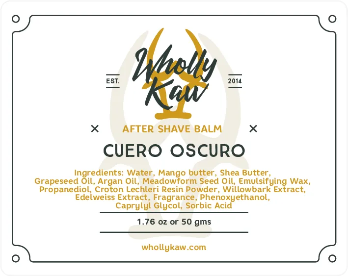 Cuero Oscuro After Shave Balm