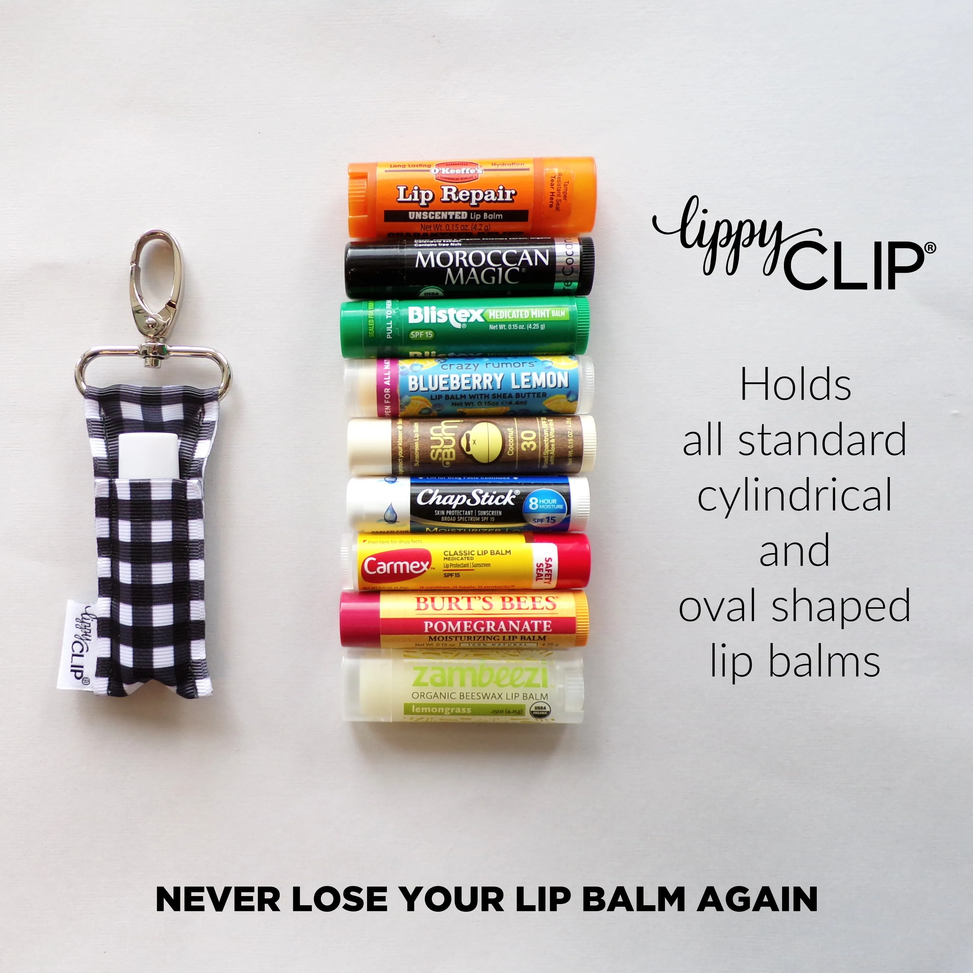 Cute Little Cactus LippyClip Lip Balm Holder