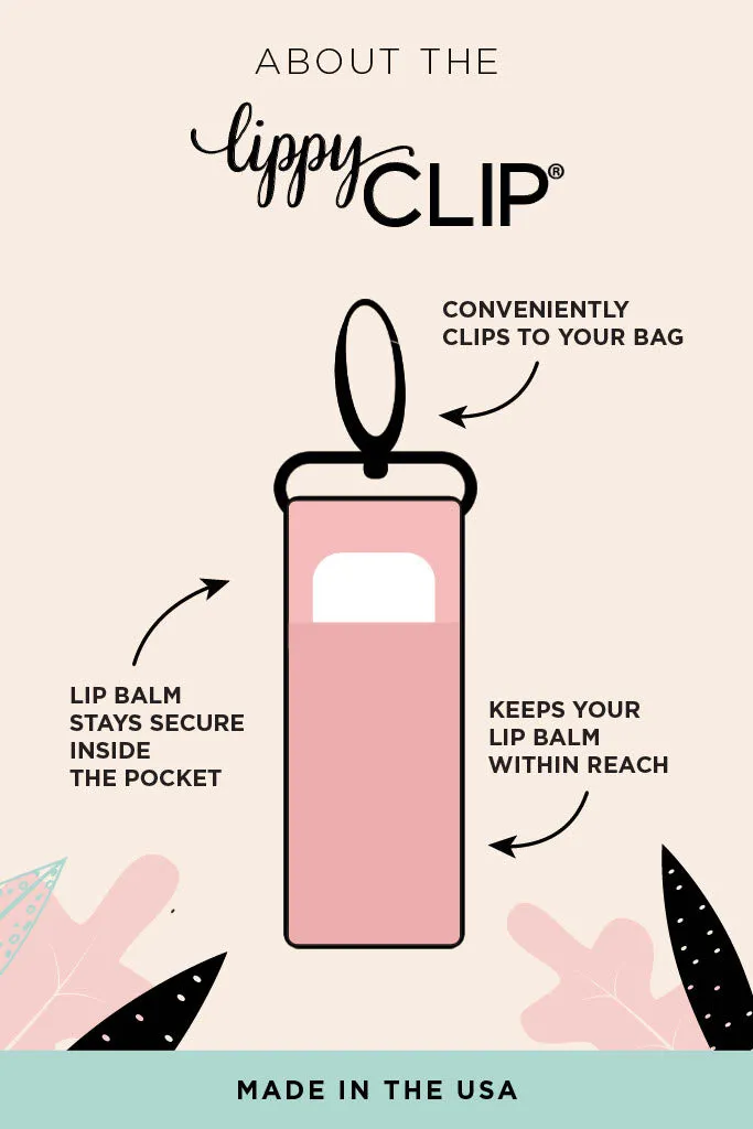 Cute Little Cactus LippyClip Lip Balm Holder