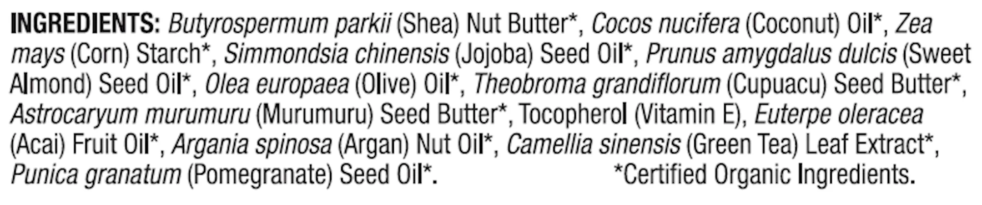 Dr. Mercola Organic Body Butter Unscented 4 oz