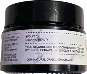 Evolve Organic Beauty True Balance SOS Mask Combination/Oily Skin 30ml