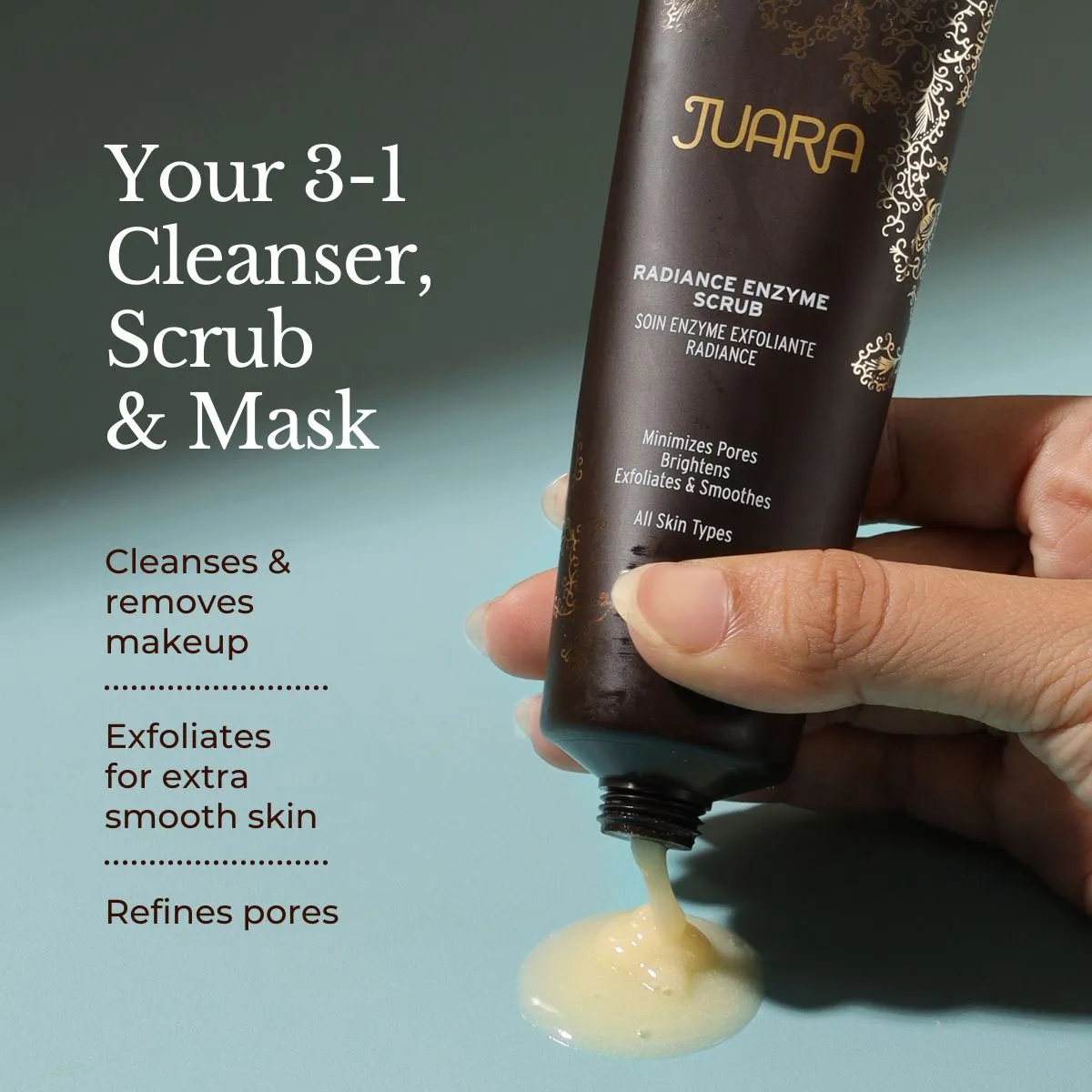 Exfoliating Scrub, Radiance Enzyme Scrub & Enzyme Mask, 2.5 oz