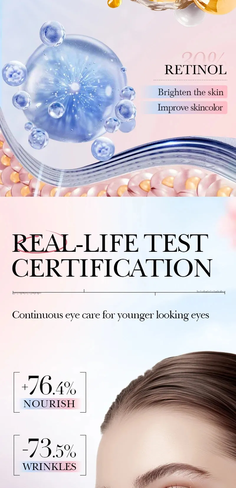 Eye Cream Instant Get Rid Of Puffy Eye Collagen Anti-wrinkle Fade Fine Lines Firm Skin Anti Dark Circle Brighten Eye Care Makeup
