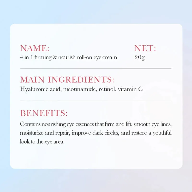 Eye Cream Instant Get Rid Of Puffy Eye Collagen Anti-wrinkle Fade Fine Lines Firm Skin Anti Dark Circle Brighten Eye Care Makeup