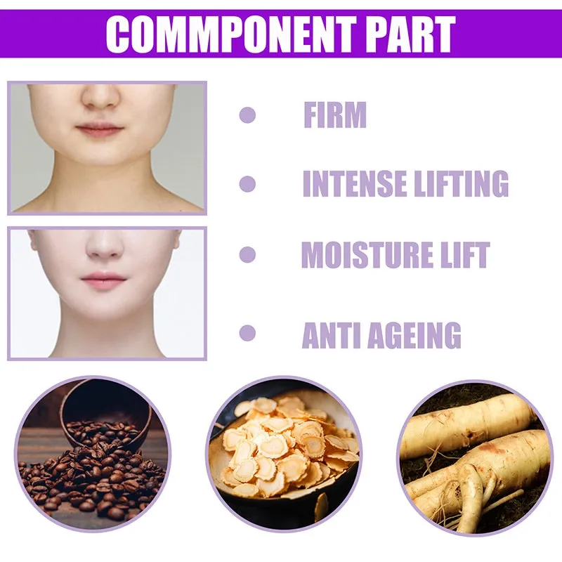 Firming Face-lift Slimming Cream V-Shape Slimming Removal Masseter Muscle Double Chin Face Fat Burning Anti-aging Products 30g