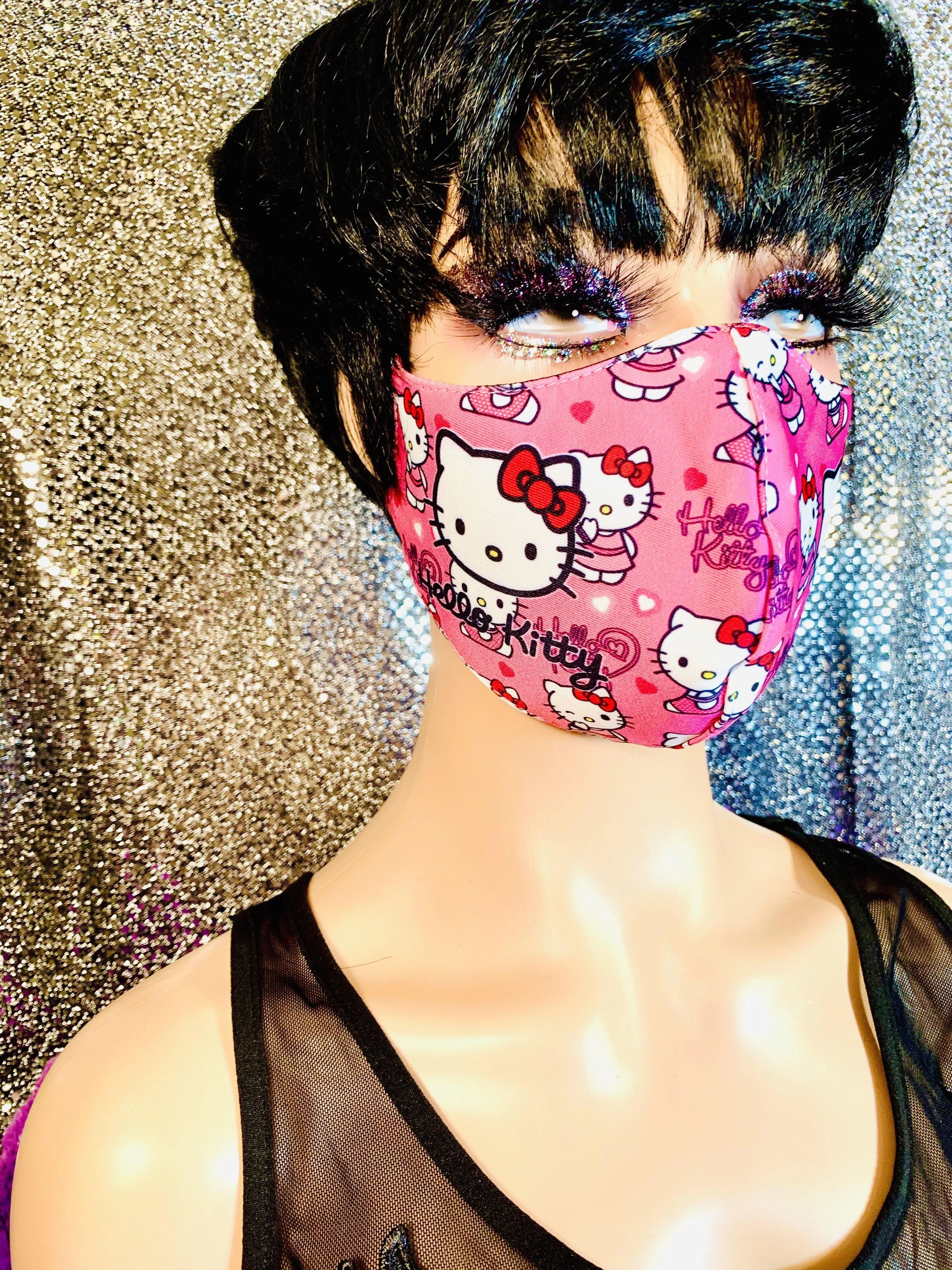 Hello Kitty Pink Face Mask
