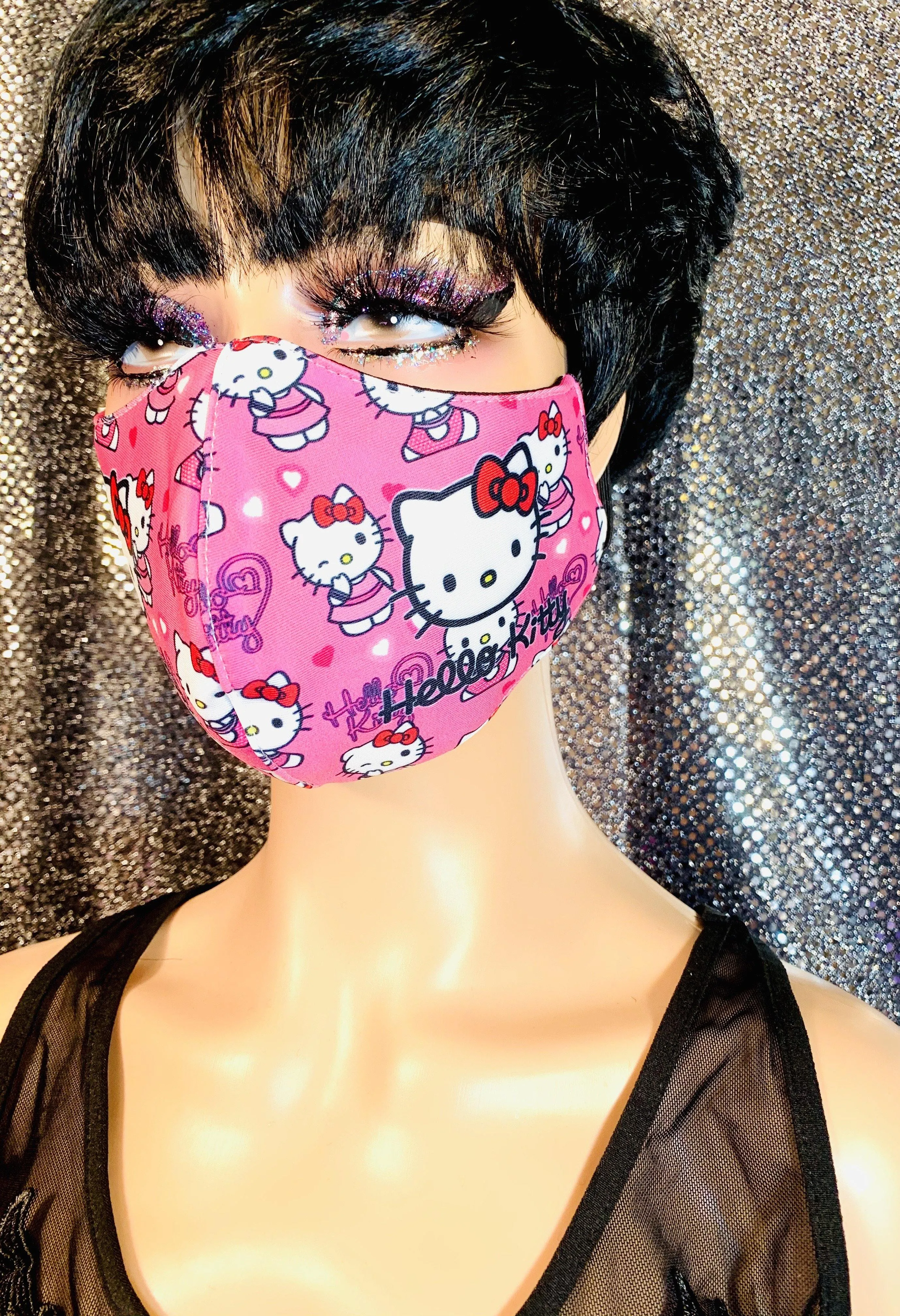 Hello Kitty Pink Face Mask
