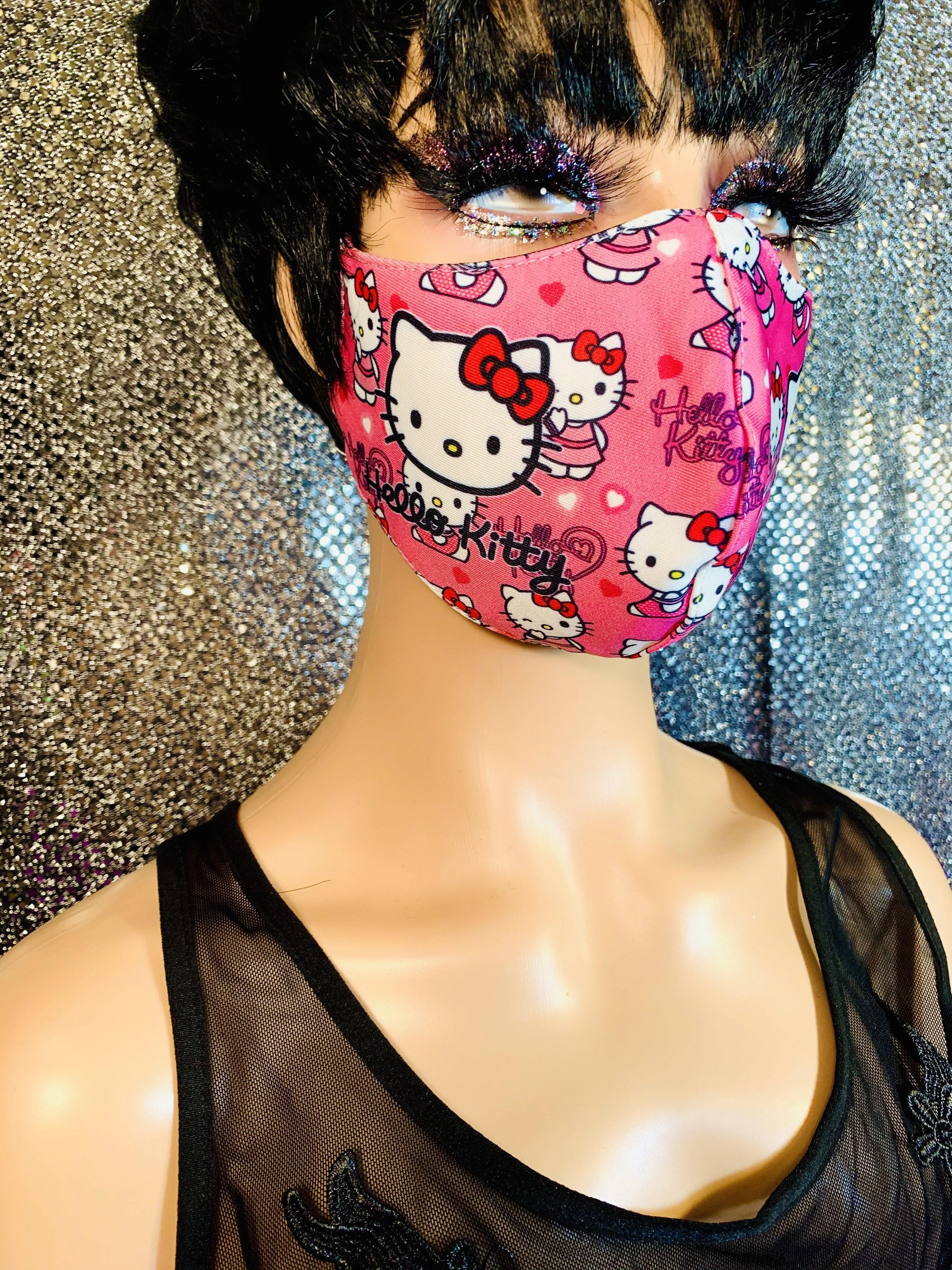Hello Kitty Pink Face Mask