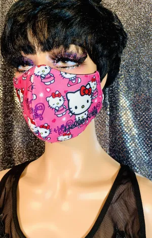 Hello Kitty Pink Face Mask
