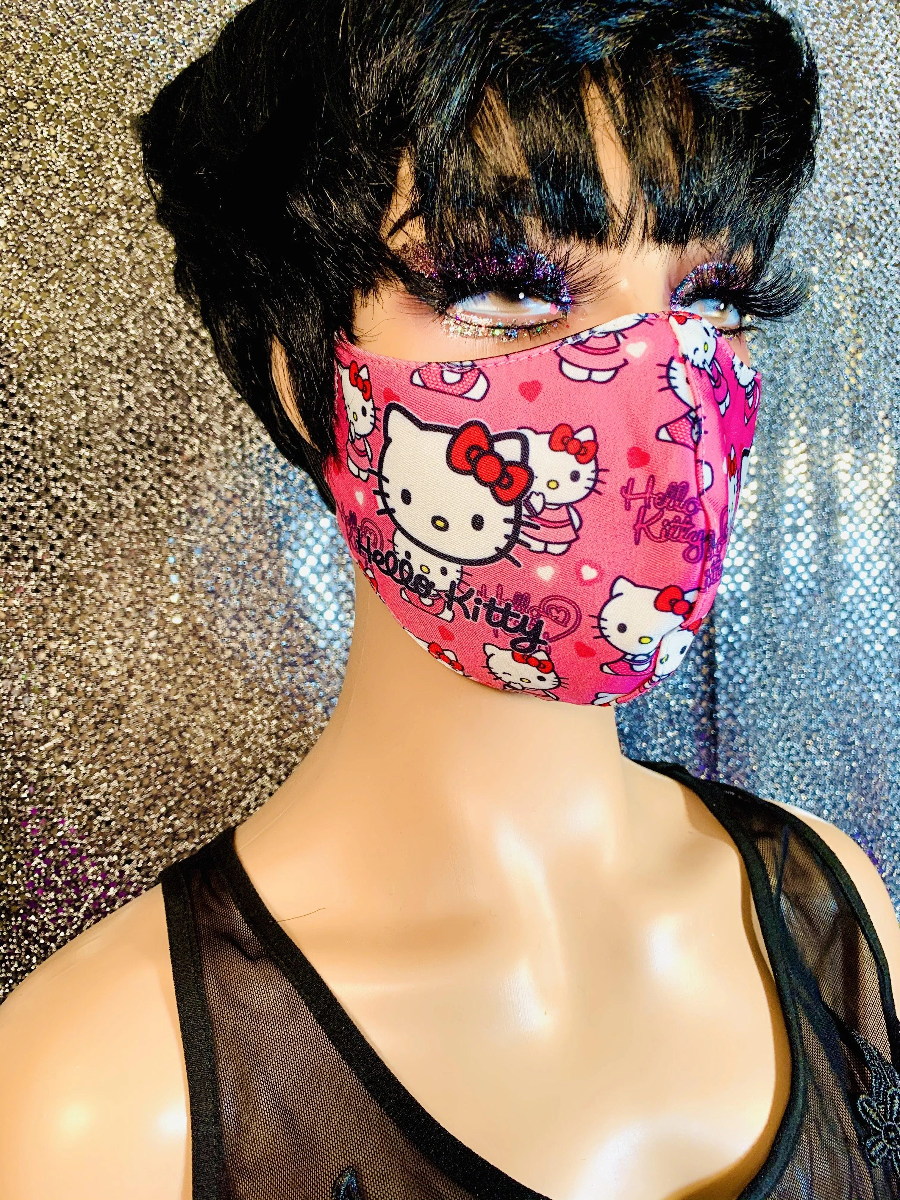 Hello Kitty Pink Face Mask