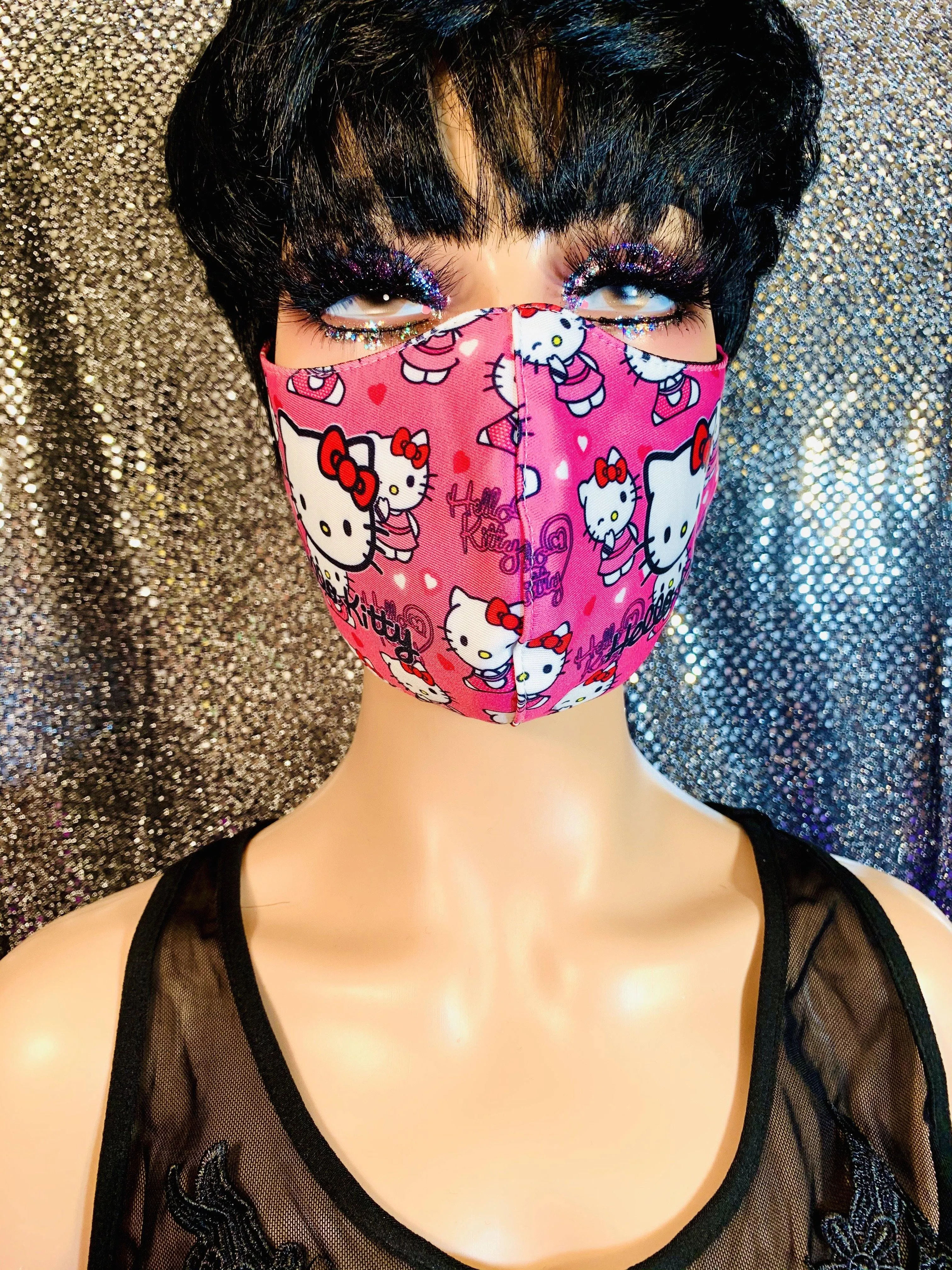 Hello Kitty Pink Face Mask