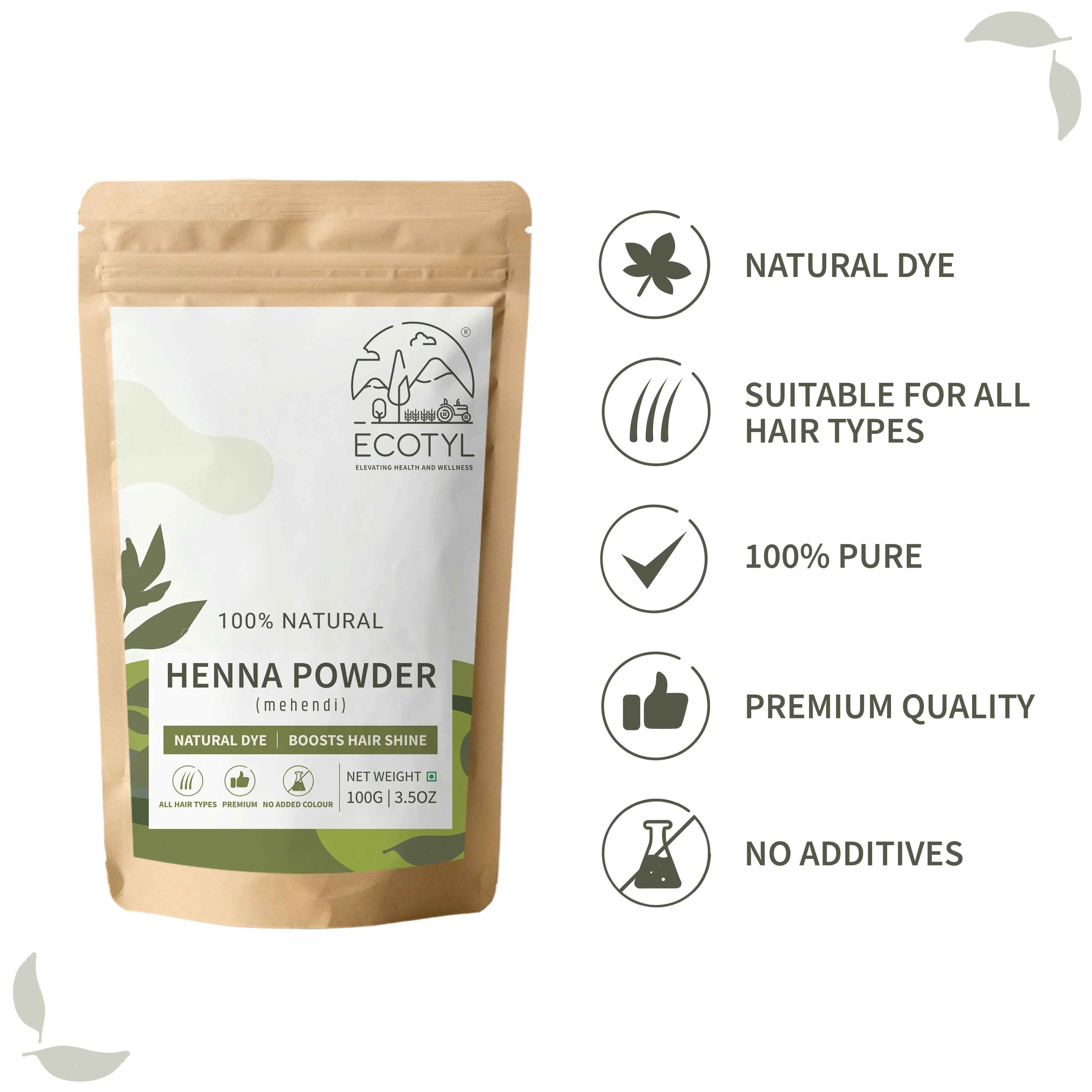 Henna Powder Natural Hair Dye