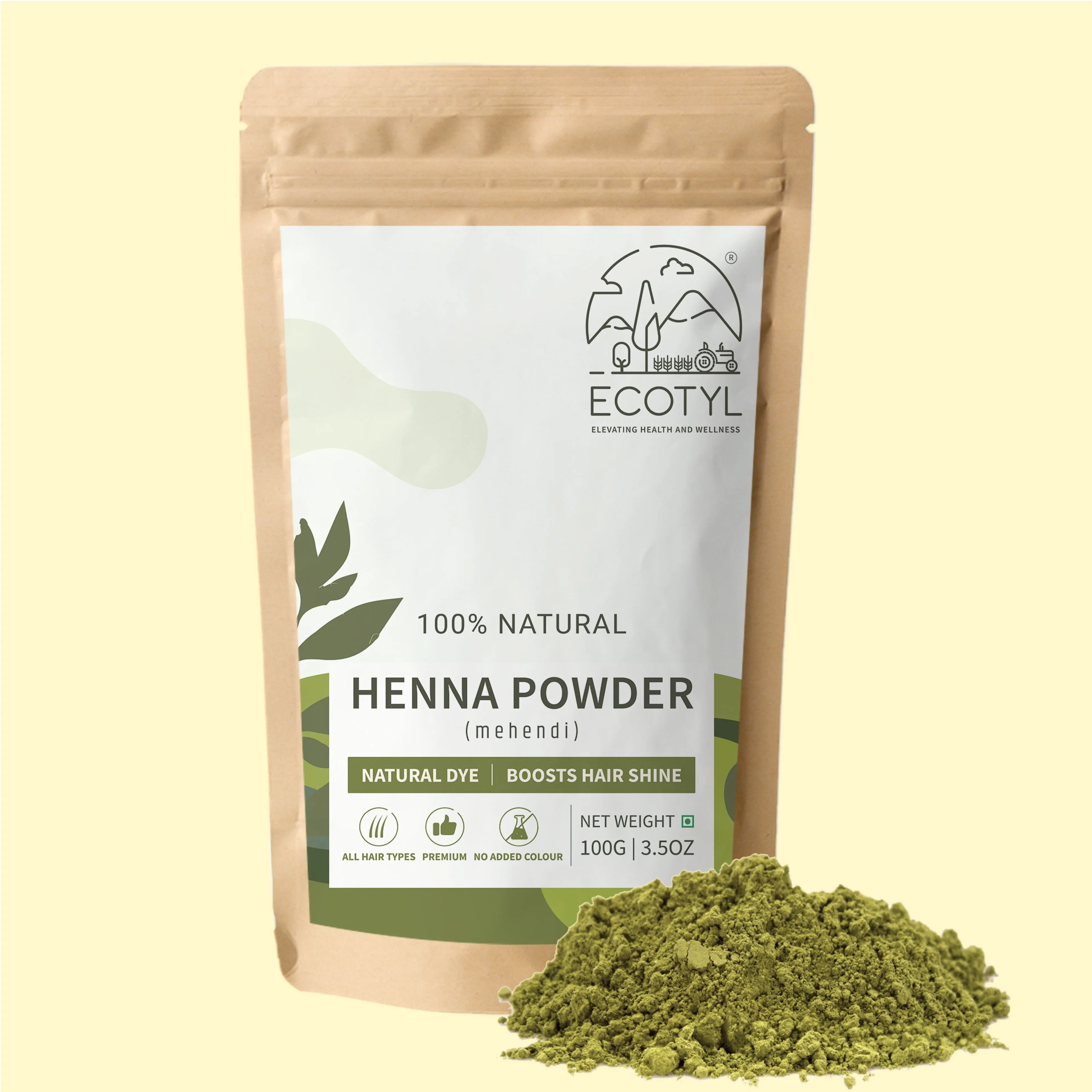 Henna Powder Natural Hair Dye