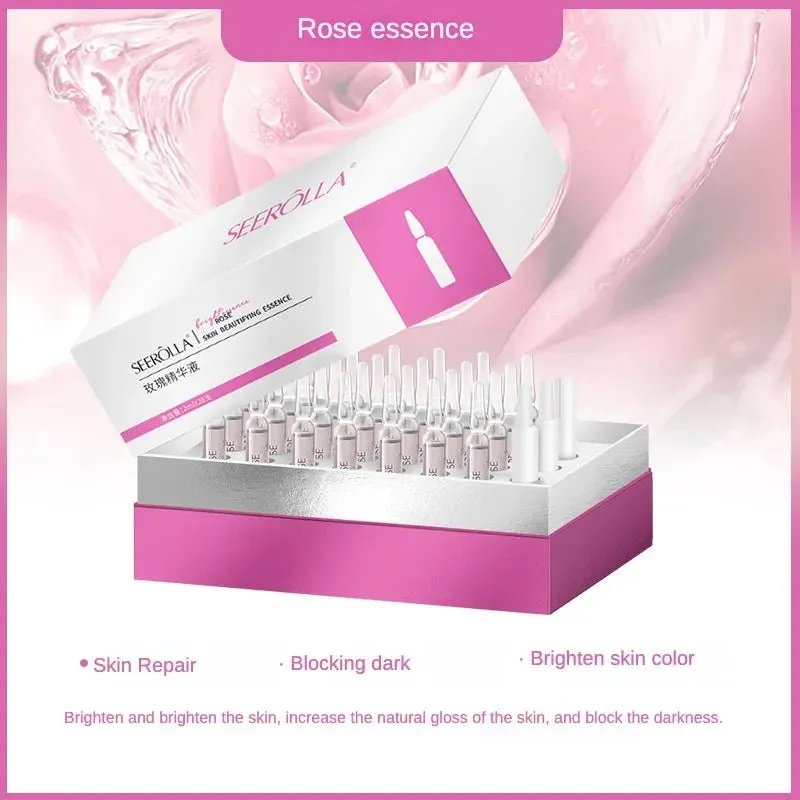Hyaluronic Acid Peptide Whitening Serum Remove Dark Spots Melanin Brighten Shrink Pores  Moisturizing Fade Fine Lines