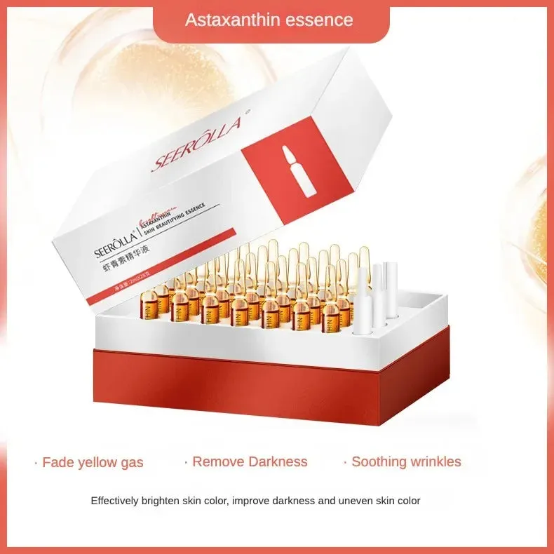Hyaluronic Acid Peptide Whitening Serum Remove Dark Spots Melanin Brighten Shrink Pores  Moisturizing Fade Fine Lines