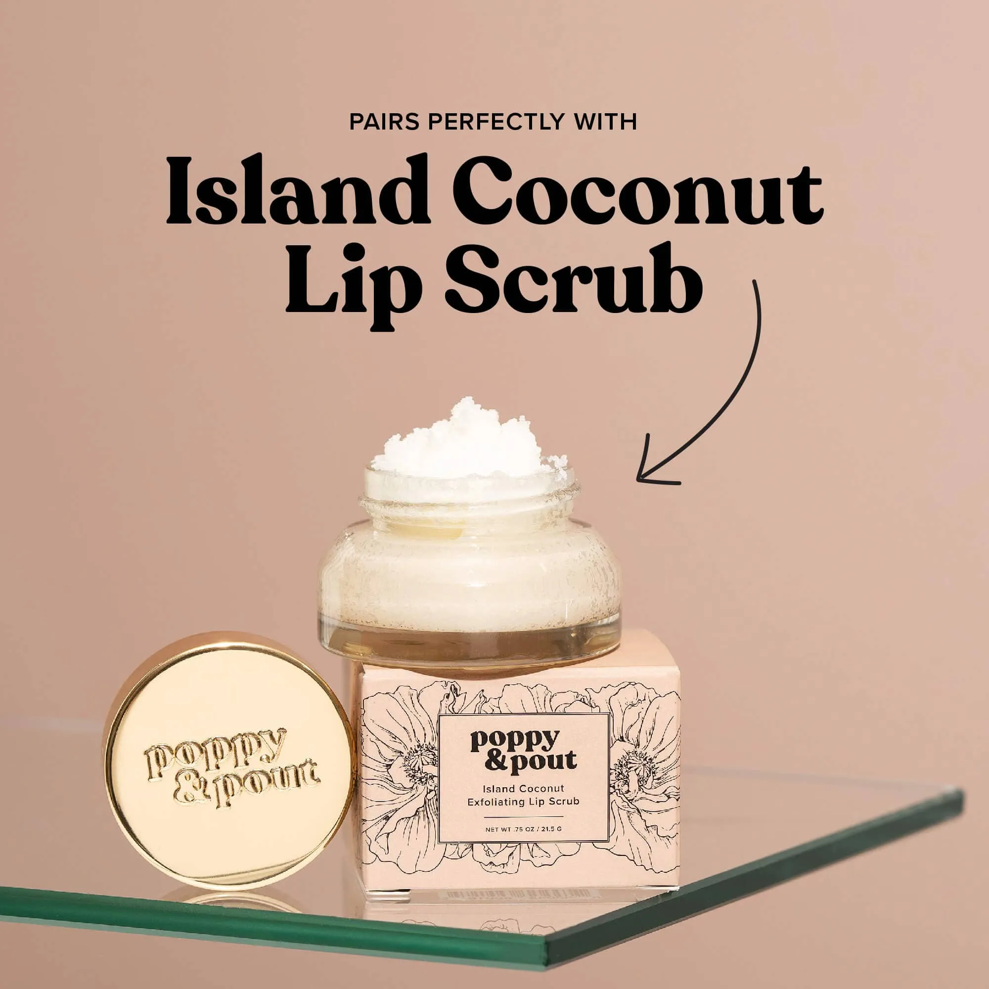 Lip Balm, Island Coconut // Poppy & Pout