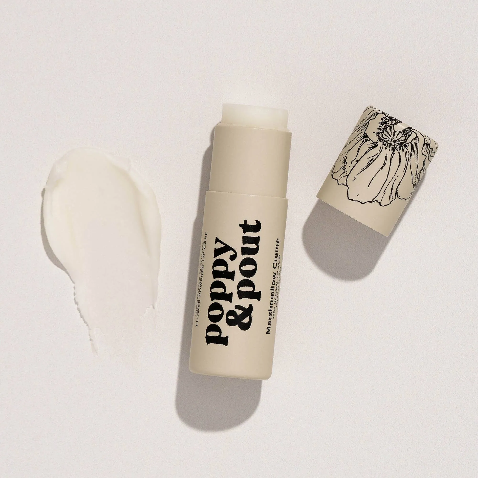 Lip Balm, Marshmallow Creme // Poppy & Pout