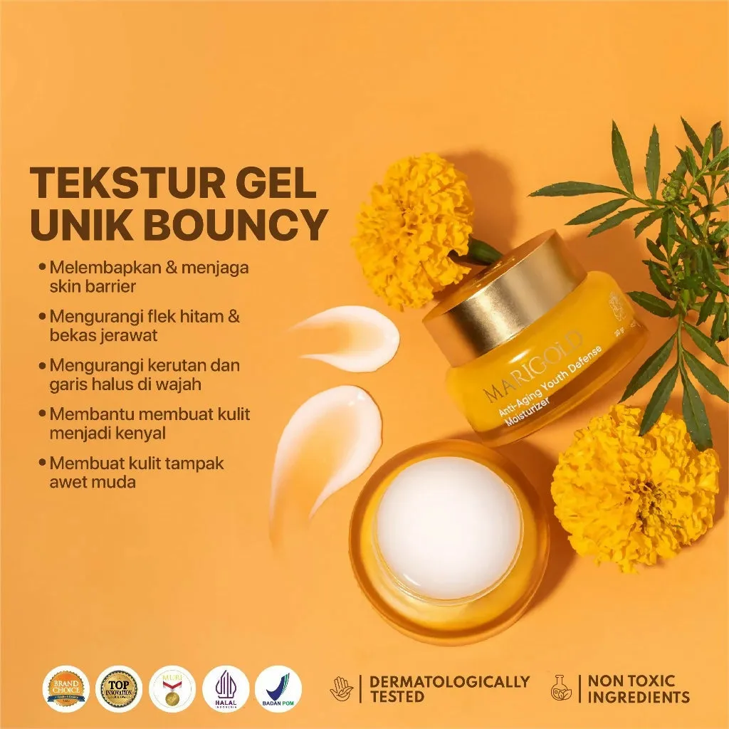 NPURE Marigold Anti-Aging Youth Defense Moisturizer/ Aging Cream / Flek Hitam / Pelembap Awet Muda