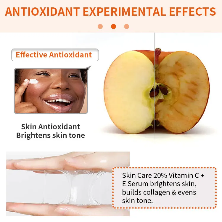 OEM Organic Hydrolyzed Collagen Vitamin C Serum – Whitening, Anti-Aging & Moisturizing, Evens Skin Tone