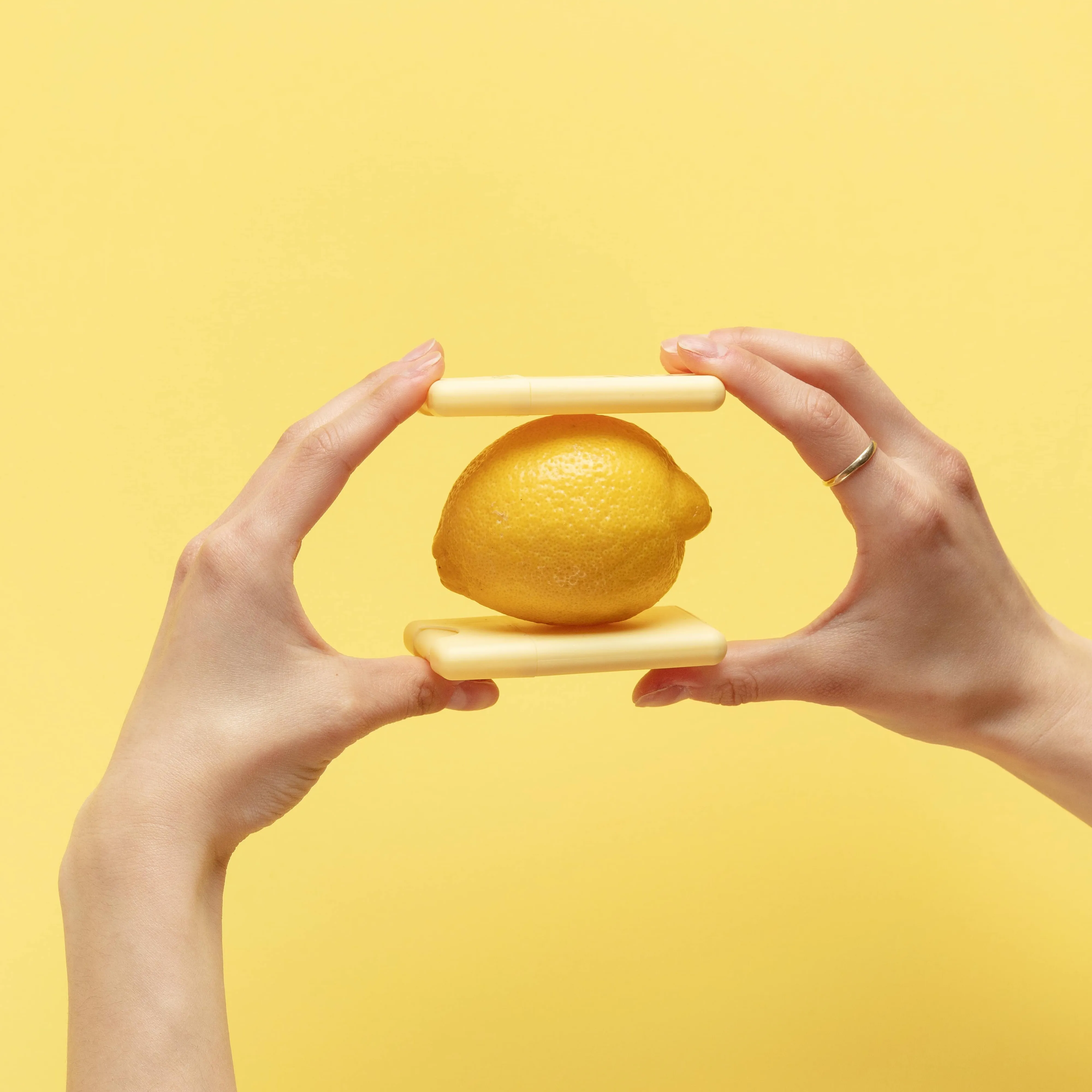 Refillable Lemon  Moisturizing Pocket Sanitizer