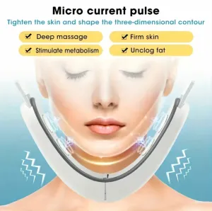 Salon Quality At-Home Radio Frequency Micro Current Double Chin Correction Device