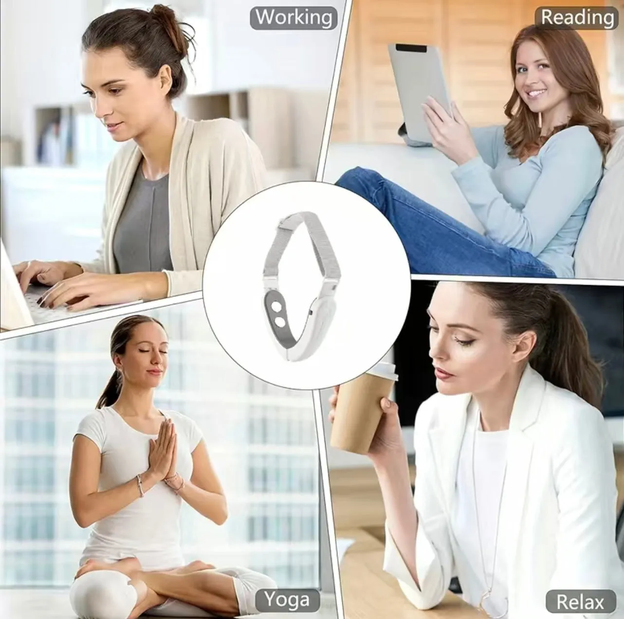 Salon Quality At-Home Radio Frequency Micro Current Double Chin Correction Device
