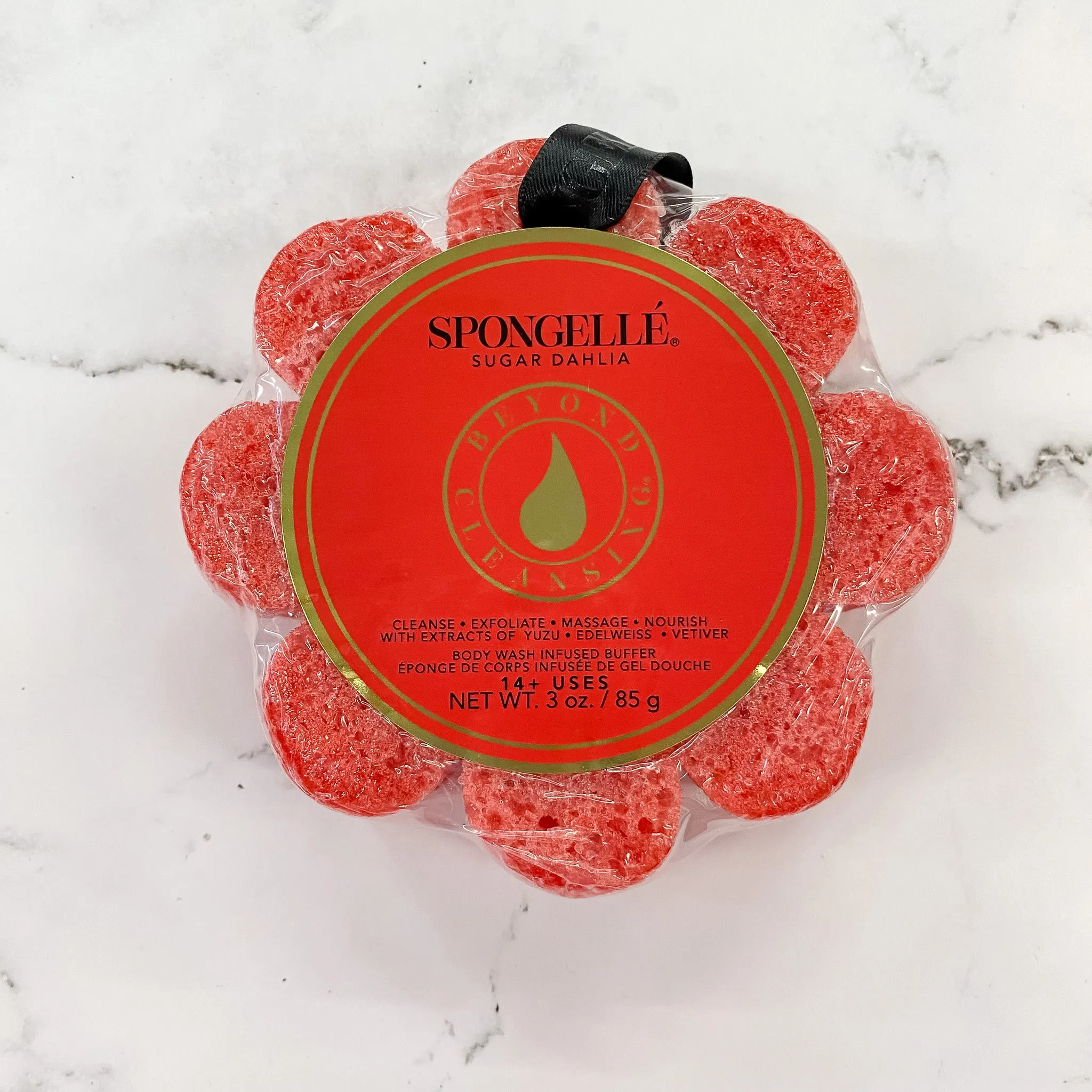 Spongelle Wild Flower Bath Sponge: Sugar Dahlia
