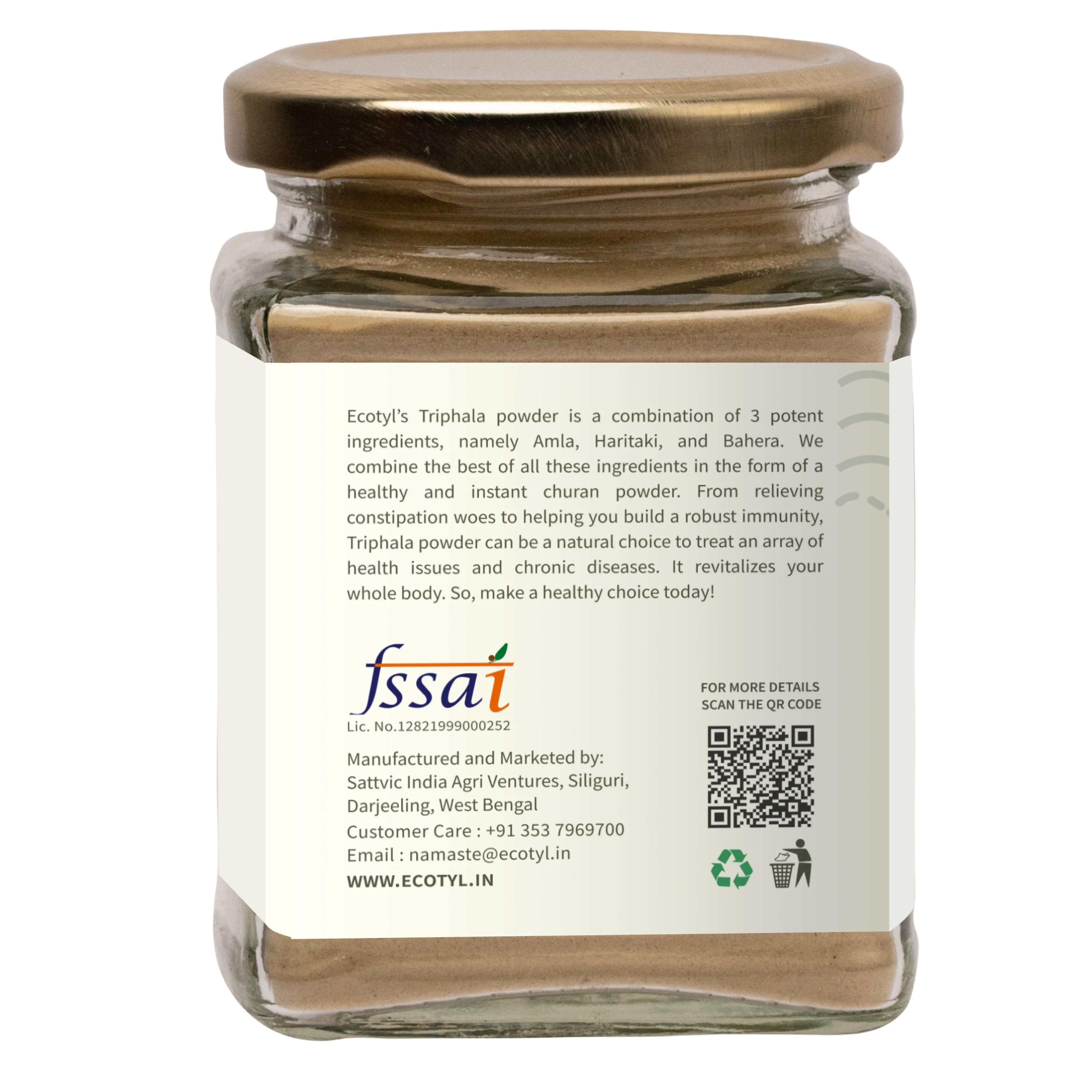 Triphala Powder Improves DIgestion