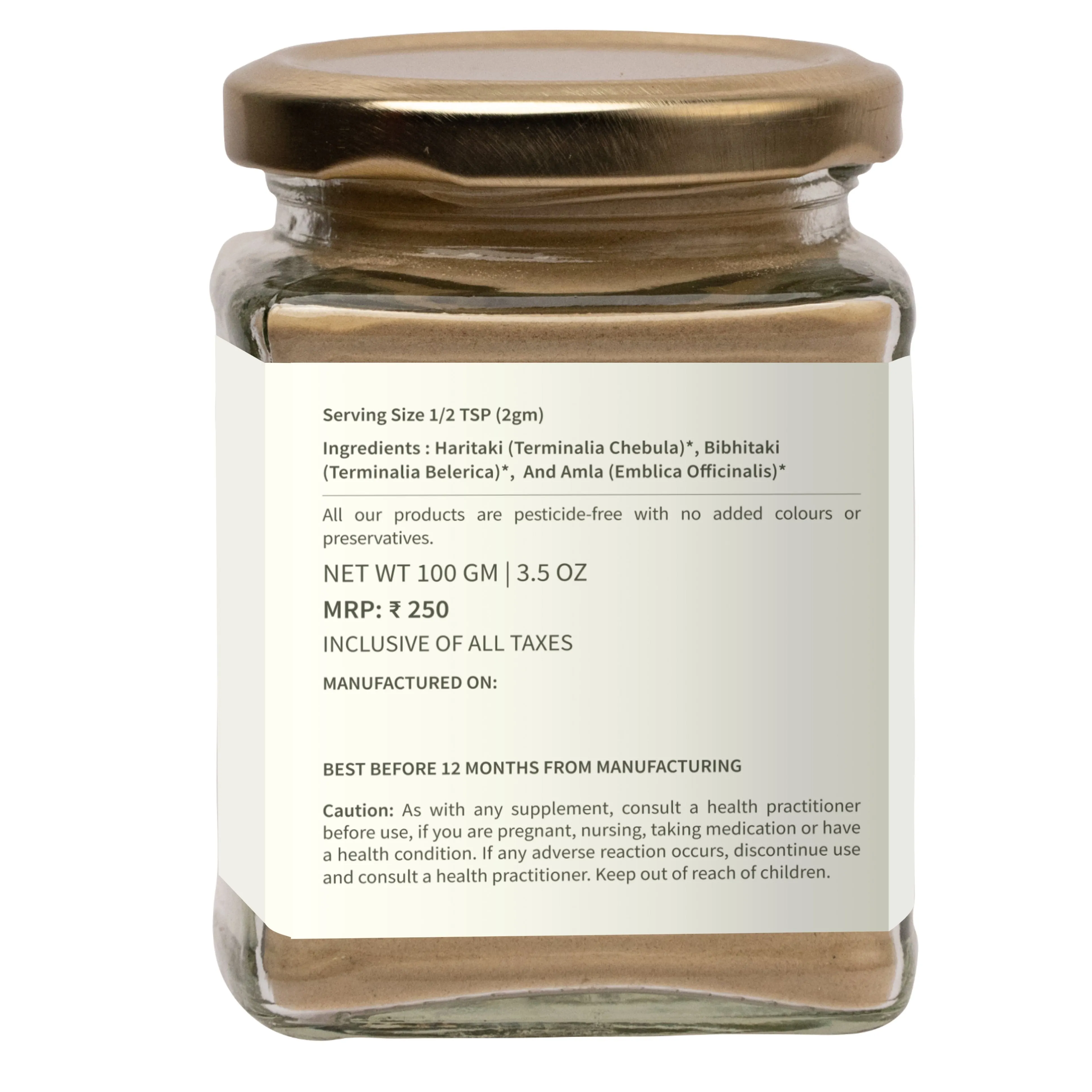 Triphala Powder Improves DIgestion