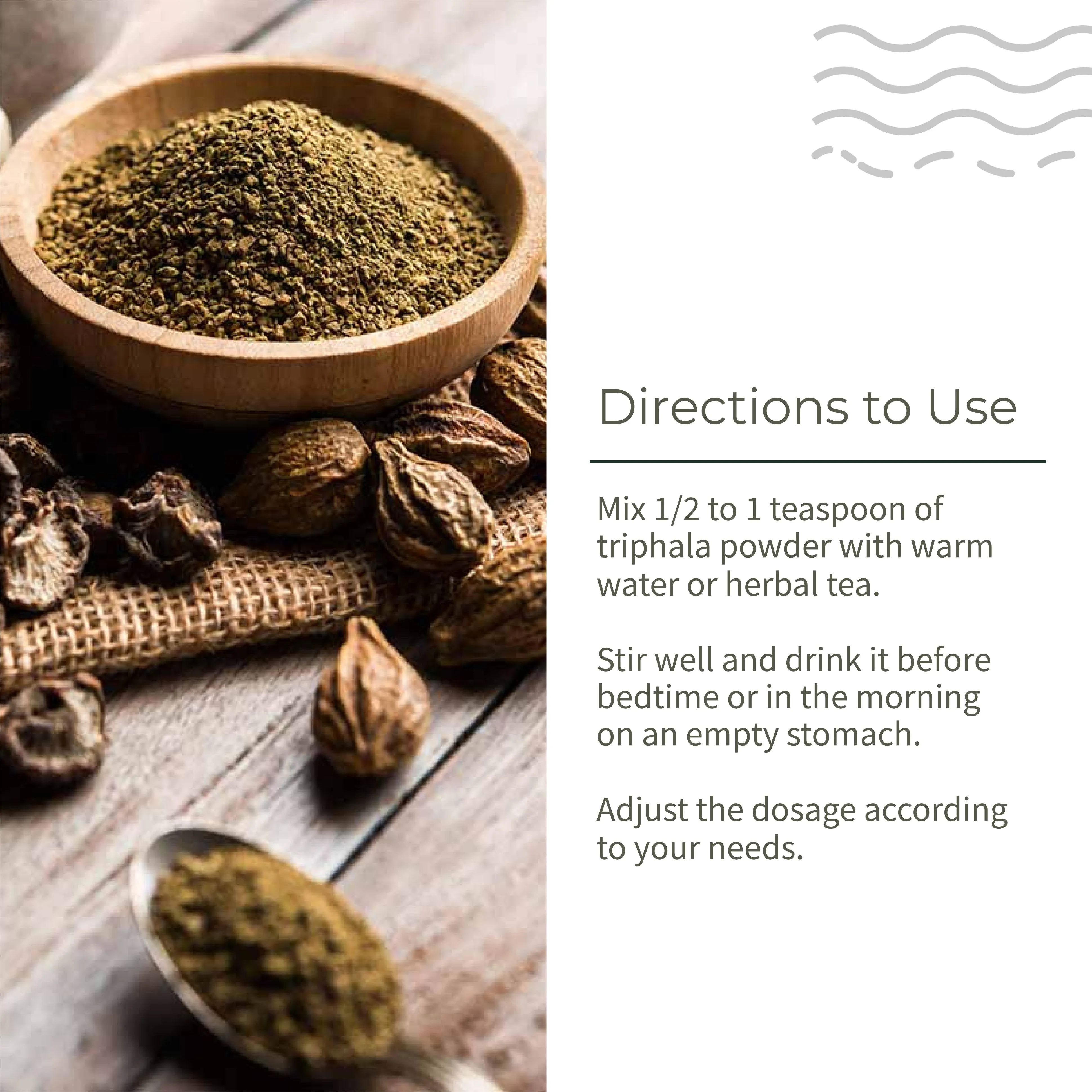 Triphala Powder Improves DIgestion