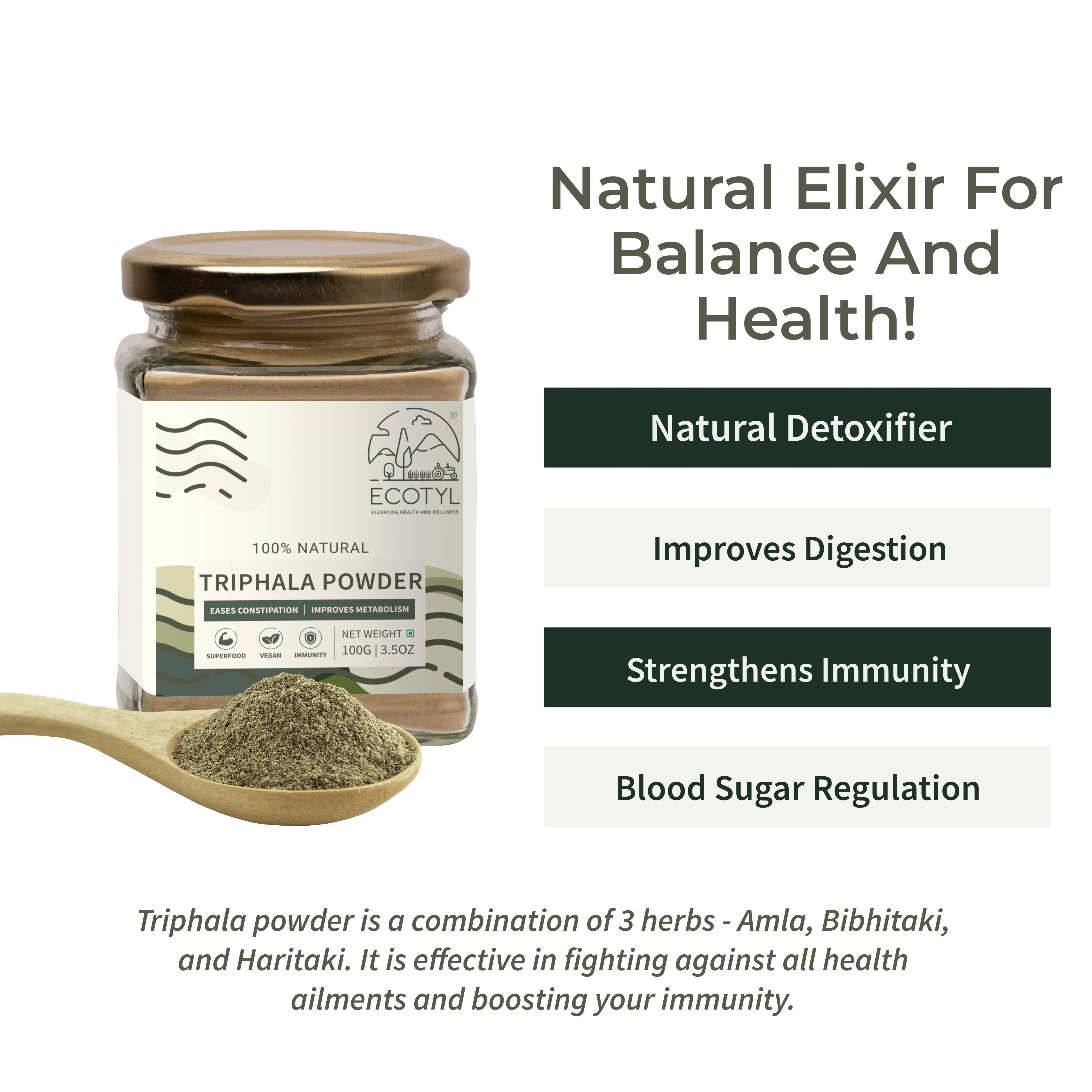 Triphala Powder Improves DIgestion